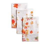 Maison d'Hermine Amarante Lot de 3 torchons de cuisine, bar multi-usages doux et absorbants 100 % coton - Printemps/été - 50 x 70 cm