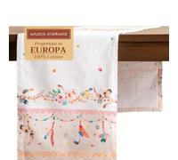 Maison d'Hermine Chemin de Table 100% Coton Simple Couche, 150 cm de Long, pour la Maison, la Cuisine, Les Repas, Les fêtes, Les Mariages, Cadeau Saint Valentin Femme (50 cm x 150 cm)