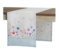 Maison d'Hermine Chemin de Table 100% Coton Simple Couche, 150 cm de Long, pour la Maison, la Cuisine, Les Repas, Les fêtes, Les Mariages, Cadeau Saint Valentin Femme (50 cm x 150 cm)