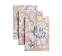 Maison d'Hermine - Ensemble de 3 torchons de cuisine 100 % coton, 70 x 50 cm, réutilisables, absorbants avec boucle de suspension pour la cuisine, la salle à manger, décorations de Noël (Joli Automne)