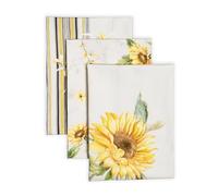 Maison d'Hermine Lot de 3 torchons de Cuisine 100% Coton 70 cm x 50 cm, réutilisables et absorbants, avec Boucle de Suspension. Idéal pour la Cuisine et la Table Cadeau Saint Décorations de Pâques