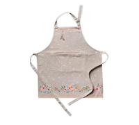 Maison d'Hermine Tablier 100% coton, 1 pièce, tour de cou réglable, avec poche centrale et longs liens pour femmes, hommes et chefs