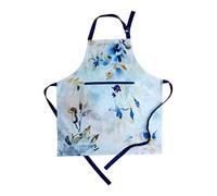Maison d'Hermine Tablier 100% coton, 1 pièce, tour de cou réglable, avec poche centrale et longs liens pour femmes, hommes et chefs