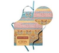 Maison d'Hermine Tablier 100% coton, 1 pièce, tour de cou réglable, avec poche centrale et longs liens pour femmes, hommes et chefs