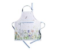 Maison d'Hermine Tablier 100% coton, 1 pièce, tour de cou réglable, avec poche centrale et longs liens pour femmes, hommes et chefs