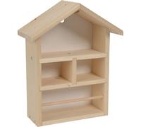Maison d'insectes en bois à colorier