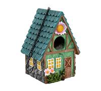 Maison D'oiseau Décorative, Cage Mignonne pour L'extérieur, Nid en Résine, Boîte D'ornement, Aras, Perruches, Pinsons (Type3#-1)