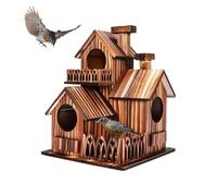 Maison d'oiseaux d'extérieur Nichoir De Jardin En Bois