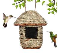 Maison d'oiseaux d'extérieur - Nid en Bois, Respirant, Rustique, résistant à l'usure | Mangeoire à Oiseaux pour Jardin, Cour, Oiseaux chanteurs, Refuge pour Animaux, décoration extérieure