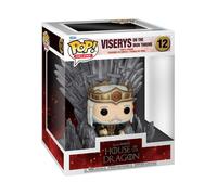 Maison du Dragon POP ! Deluxe Figur Viserys sur le trône 9 cm