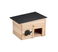 Lifetime Garden – Maison pour hérisson – Bois FSC 100% – H33 x L27,2 x l7,5 cm – Brun