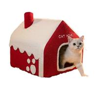 Maison du lit pour chien - en forme de neige | nid chaud pour animaux de compagnie d'hiver | novelty cosy shelter design | dortoir pour chien ou chat dans l'appartement de la livraison uniquement
