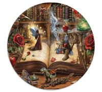Maison du Livre Magique Puzzle De 1000 Pièces pour Dessin animé Filles Célébrités Art Déco Unique Réduction du Stress Cadeau Décoration Murale 1000pcs (67.5x67.5cm)