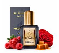 Maison El Nabil Medania - Roll On 5ml - Parfum Dubai Mixte Homme Et Femme - Extrait Concentré Sans Alcool Senteur Caramel Fruits Rouges - Format Voyage Idée Cadeau