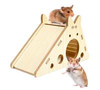 Maison en Bois Labyrinthe pour Hamster, Maison d'angle pour Hamster - Cage en Bois Robuste pour Hamsters | Décor d’habitats de Maison boisée pour cochons d’Inde, gerbilles, écureuils, Souris