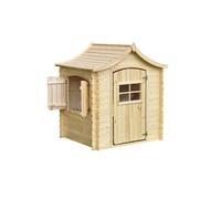 Maison en bois avec plancher Timbela M550 Beige G