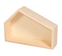 Maison En Bois Toit Incliné, Fsc 100% - Nature