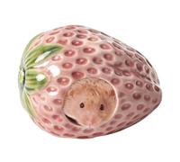Maison en céramique Décor d'habitat et de couchage en céramique design | Cachette Hamster pour poissons Betta, grenouilles, agames barbus, cichlidés, gerbilles, bernard-l'ermite, petits