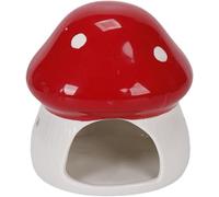 Maison en céramique pour Hamster, Habitat en Forme de Champignon, cachette extérieure pour Cochon d'Inde, lit pour Petits Animaux, Rats Nains,Nid Universel en céramique pour Hamster et Ours doré