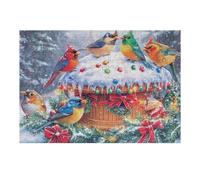 Maison en Pain d'Épices de Noël 300 Pieces Casse-tête Expert Confirmé en Carton Haute Densité Épais Très Difficile Anti-Stress Loisir Créatif Cadeau Fête des Pères Premium 300 PCS