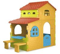 Maison Enfant FEBER - Grande Villa Colorée avec Table et Bancs