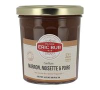 Maison Eric Bur Confiture de Marrons, Noisettes et Poires, Préparée Artisanalement avec 55% de Fruits, au Sucre de Canne Français