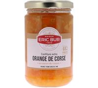 Maison Eric Bur Confiture Extra d'Orange de Corse au Sucre de Canne, Premium, 350g