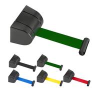 Maison et Cuisine, Barrière de File d'attente, Barrières murales rétractables, 78,7/118,1/196,8 Pouces, Barrière rétractable pour la Gestion des Foule