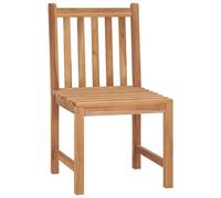 Maison exclusive - chaises de jardin lot de 2 bois de teck solide