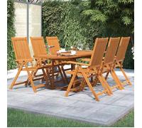 Maison Exclusive - Ensemble à manger de jardin 7 pcs Bois d'acacia massif 160-240 cm