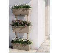 Maison Exclusive - Jardinières 6 pcs 100 cm Taupe