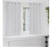 Maison Exclusive - Rideaux occultants avec anneaux 2 pc Gris pâle 175 x 140 cm
