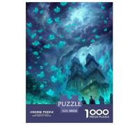 Maison Fantastique Puzzles 1000 Pièces Jeu De Défi Jouet Adultes Et Plus De 12 Ans Éléments Magiques Jeu De Puzzle Défi Éducatif Stimulation Cérébrale Cadeau Décoration Maison 38x26cm/1000pcs