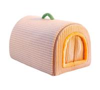 Maison fermée pliable pour chien et chat avec coussin amovible, lit avec fond antidérapant, cachette pour chiot et chaton (75 x 50 x 50 cm, style 2)