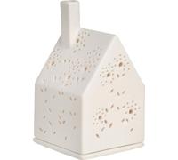 Maison Florale Illuminée en Porcelaine