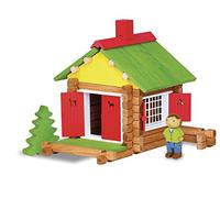 Jeujura - 8001- Jeux de Construction-Mon Chalet en Bois - 70 Pieces