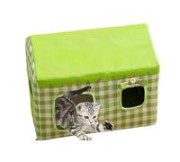 Maison Fraîche Rafraîchissante Pour Chats Abri Estival Pour Chats | Abri Clos pour Animaux Utilisation Intérieur Extérieur Jardin Balcon Terrasse Cour Toutes Saisons Petits Chiens