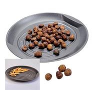 Maison Futée - Plaque de cuisson perforée - Poêle à châtaignes et marrons chauds