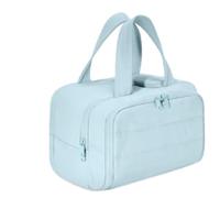 Maison Ginza Bags, Cloud Carry Bag, Convely Toiletry Bag, 4 in 1 Waterproof Organizer for Womens, Wide-Open Puffy Cloud Cosmetic Organizer, Wet/Dry Separation & Lightweight Travel Essentials (Blue)