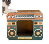 Maison Grattoir pour chats, Lounge de grattage intérieur pour animaux domestiques, protection de meubles jouet pour chats en forme de four - Compagnon pour les petites et moyennes races et grandes