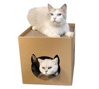 Maison Griffoir pour Chat Grotte de en ondulé Respirant | Maison de chat pour de stimulation d'enrichissement de de sommeil