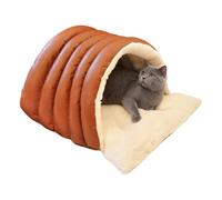Maison Grotte pour Chat,Lavable Et Semi-Fermé Grotte De Repos pour Animaux De Compagnie - Lits De Couchage Chauffants Chien,pour Petit Moyen Grand Chiot Et Chaton Maison Extérieur Salon Jardin