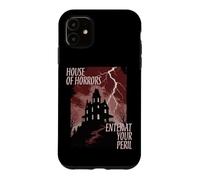 Maison hantée d'halloween des horreurs entrez à Vos Risques et périls Coque pour iPhone 11