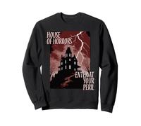 Maison hantée d'halloween des horreurs entrez à Vos Risques et périls Sweatshirt