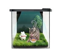 Maison Holographique pour Animaux de Compagnie Décoration de Bureau en | Boîte De Projection Hologramme 3D Pour Animaux Décoration Murale Étagère Mémoire pour Amoureux de Chats et Chiens
