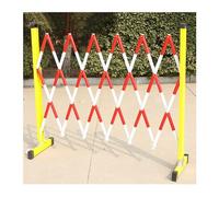 Maison Intelligente, barrière d'allée Pliable avec roulettes - Barrière de Circulation rétractable pour Garage, école et Centre Commercial - Conceptio