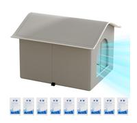 Maison Isolée pour Chat Extérieur | Maison pour Chien Climatisée Rafraîchissante - Lits Meubles pour Chiots Chats Jeunes Gens Voyage Jours Chauds Vacances Hiver Intérieur Extérieur