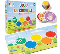 Maison Julia - Juju La Chenille - Mon Premier Jeu de Société Enfant 3 Ans 4 Ans - Reconnaître Les Couleurs, Attendre Son Tour, Gérer Ses Premières Emotions - Jeu Famille Parent Enfant - Cadeau Enfant