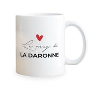 MAISON JUNE Mug Objets Blanc La Daronne