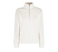 Maison Kitsuné - Baby Fox Half Zip SweaT-shirt - Femme - Sweatshirts et sweats à capuche - Beige - Taille: 36 FR